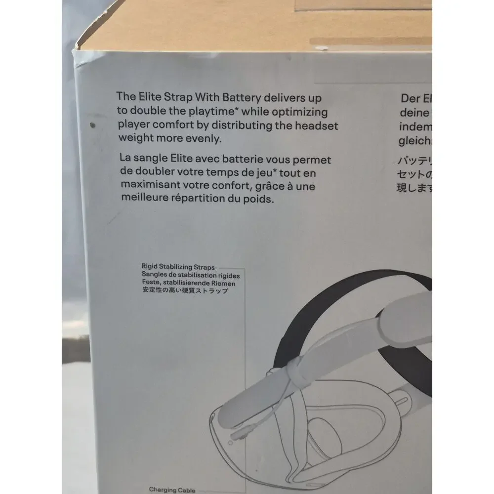 Meta Oculus Quest 2 Elite Strap VR Headset Controller W/Battery NEW Sealed Box..